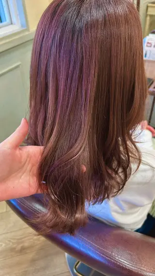 ミディアム カラー BioTop atora所属・🐾🐈Shiho 🐈‍⬛🐾/矯正のヘアスタイル