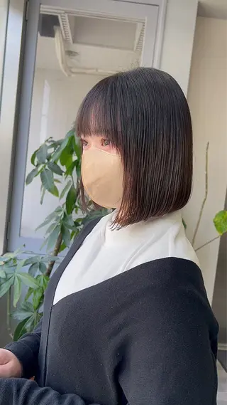 ミディアム CHORD 四条河原町駅店　髪質改善&韓国風&ハイトーンカラー所属・けいと髪質改善 全年齢リピート多数のヘアスタイル