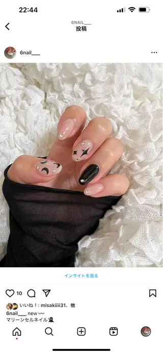 ネイル solnail&eyelash所属・川村 杏花のネイルデザイン