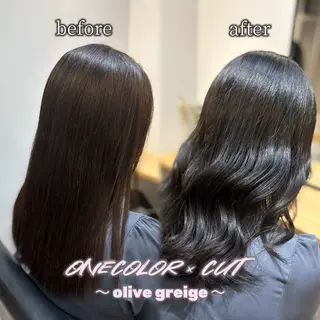 セミロング カラー Keiji🫧艶髪・ 透明感カラー🫧のヘアスタイル