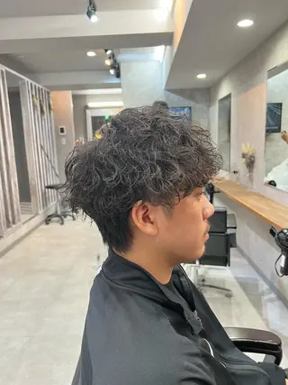 ショート パーマ パーマ特化美容師 佐藤壮流のヘアスタイル