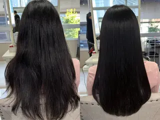 ロング 髪質改善×縮毛矯正 Core 片山健太のヘアスタイル