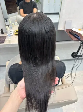 セミロング パーマ 縮毛矯正･カラー/ Meiのヘアスタイル