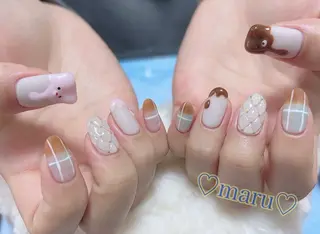 ネイル まるみ ♡のネイルデザイン