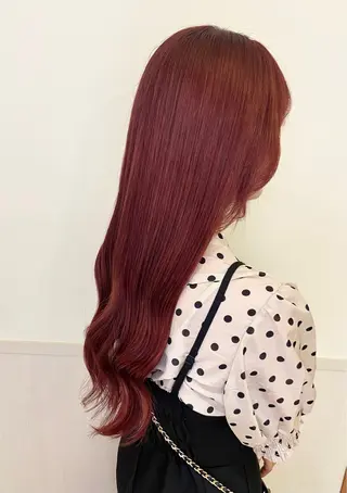 ロング カラー 🐺ウルフ/レイヤー 似合わせ‎🤍沙羅のヘアスタイル