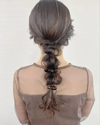 ロング ヘアアレンジ GRANLUSSO 〜グランルッソ駅前店所属・木口 嘉美のヘアスタイル