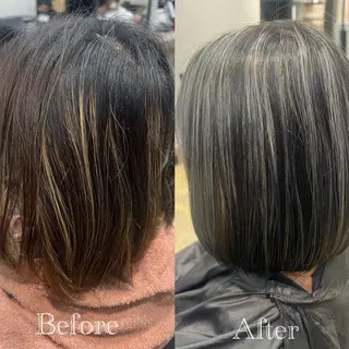 カラー ルシ🌈/ハイトーン /デザインカラーのヘアスタイル