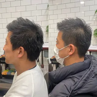 ショート メンズ トレサンパ所属・💈トレサンパ 💈金山駅✂︎愛実のヘアスタイル