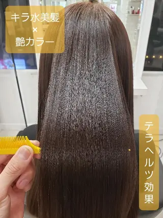ロング カラー 染野 匠のヘアスタイル