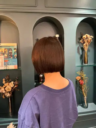 ショート 🍊暖色カラー🍊 sakuraのヘアスタイル