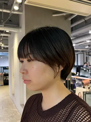 ショート 池袋　似合わせカット ×パーマ　萩原 佑紀のヘアスタイル