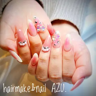 ネイル hair&nail ROOTS所属・ﾍｱﾒｲｸ&ﾈｲﾙ ♥️Azuのネイルデザイン