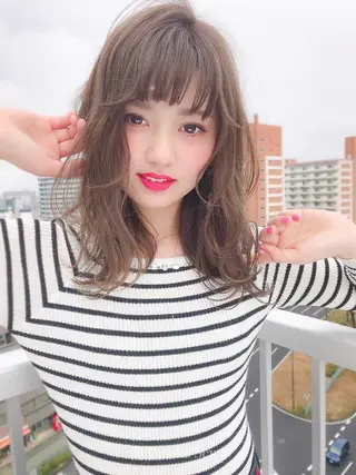 ミディアム 🫧髪質改善艶カラー _マエダ 🫧のヘアスタイル