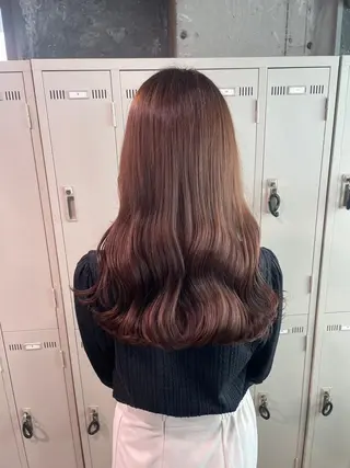 カラー 🍒暖色系 カラー🍒MEIのヘアスタイル