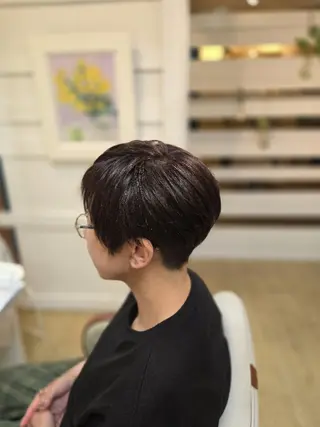 ショート 田中 牧子のヘアスタイル