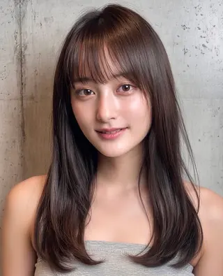 セミロング リベルテ 渋谷のヘアスタイル