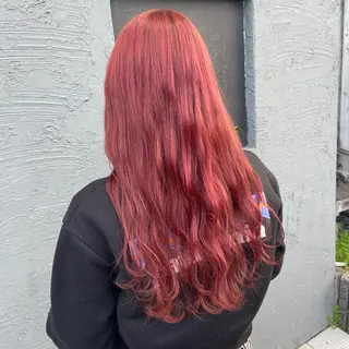 ロング カラー 馬場 瑞穂のヘアスタイル