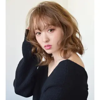 ミディアム 【今だけブリーチ 限定価格💕】すみのヘアスタイル