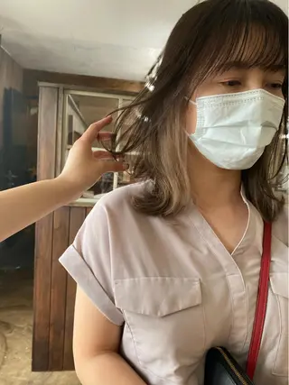 カラー 艶カラー🫧 MOMOYOのヘアスタイル