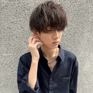 メンズ 韓国透明感color 🤍sawako🏹のヘアスタイル