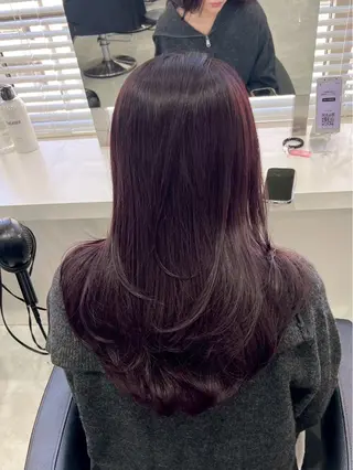 セミロング カラー うる艶・透明感🫧 Nanamiのヘアスタイル