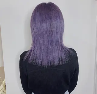 セミロング カラー ﾖｼﾅｶﾞﾏﾕ🦕 髪質改善艶カラーのヘアスタイル