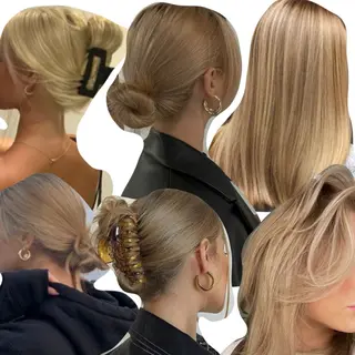 ロング カラー 艶ハイトーン🔆 ️️️安座間 希のヘアスタイル