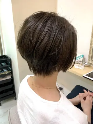 ショート カラー 山本 悟志のヘアスタイル