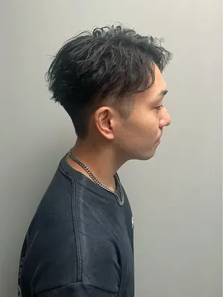 ショート パーマ メンズ AXIS share salon所属・【メンズ専門】 【短髪パーマ】ひかるのヘアスタイル