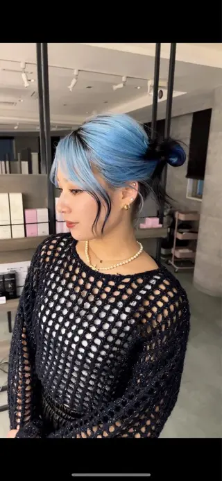 セミロング 🎀ハイトーン特化 konomi🎀のヘアスタイル