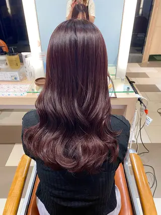 ロング カラー 🦋‪ハイトーンカラ ー🦋‪熊田 史織のヘアスタイル