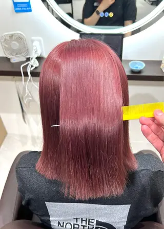 ミディアム カラー 髪質改善SALON MIST＋所属・阪神尼崎駅徒歩2分 半個室サロン　小田稔のヘアスタイル