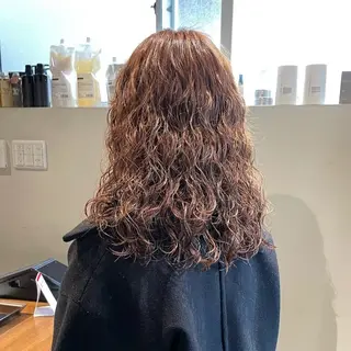 ロング レイヤーパーマ/ 顔周りカット🎀メイのヘアスタイル