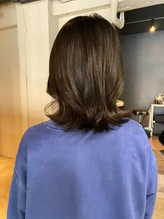 ミディアム カラー 艶髪/髪質改善/ MONSO山本のヘアスタイル