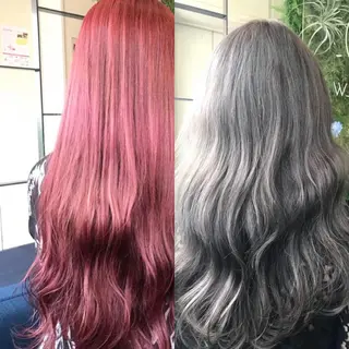 ロング カラー Hanna by W_SALONのヘアスタイル