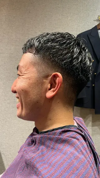 ショート メンズ メンズ眉毛ワックス 青山英憲のヘアスタイル