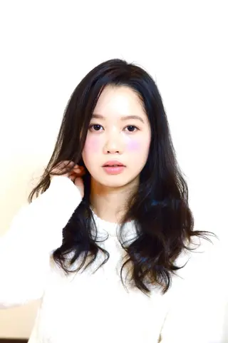 ロング カラー パーマ テラモト カズヨシのヘアスタイル