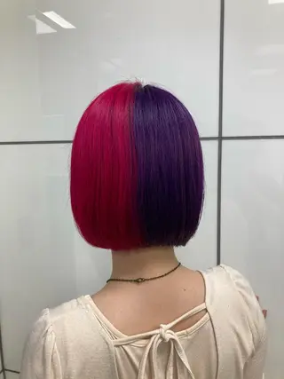 ショート カラー 髪質改善/痛ませ ないカラー/西村航大のヘアスタイル