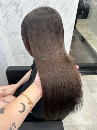 ロング カラー 遠藤沙也加 韓国ヘア/町田のヘアスタイル