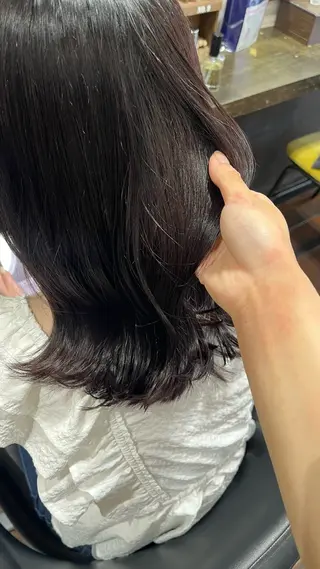 セミロング 小林蕗湖🛵/カラー ・パーマモデルのヘアスタイル