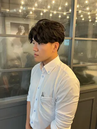 ショート メンズ ナガミ ショウのヘアスタイル