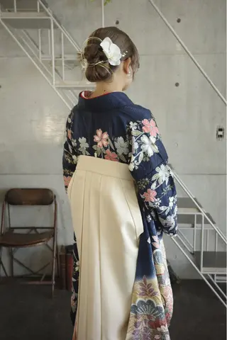 セミロング ヘアアレンジ モリモト サナのヘアスタイル