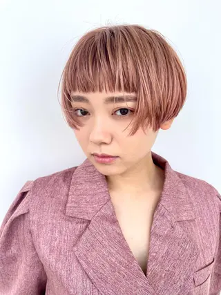 ショート 錦 茉李 @lm.mari03のヘアスタイル