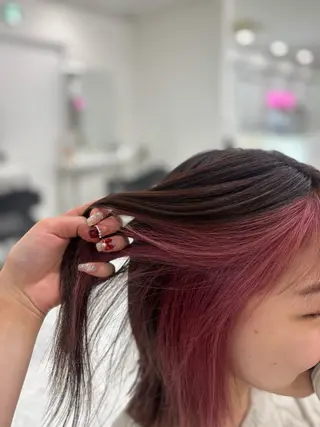 ミディアム 渋谷🥇透明感カラー 特化美容師のヘアスタイル