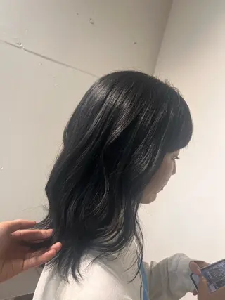 カラー LUVISM万代 佐藤里咲/新潟万代のヘアスタイル