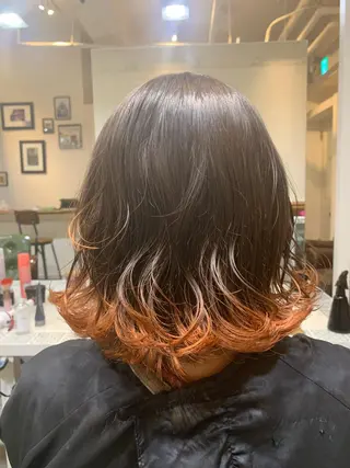 ミディアム カラー ハイトーン/レイヤー 💜Akaneのヘアスタイル