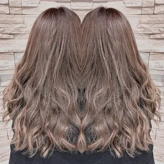 セミロング 縮毛/レイヤー 韓国/橋口のヘアスタイル