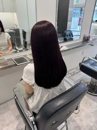 ロング カラー Parve  Mix 🫧梶川虹のヘアスタイル