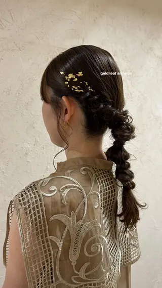 ロング v-lab studio所属・韓国レイヤーカット/ 艶カラー/ noaのヘアスタイル