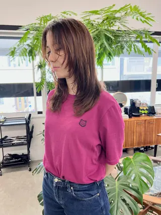 セミロング 樫原裕二 /柔らかいカラーのヘアスタイル